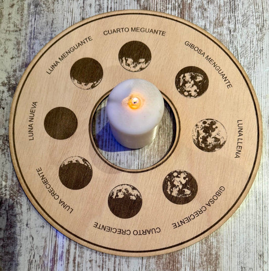 Rueda lunar para altar