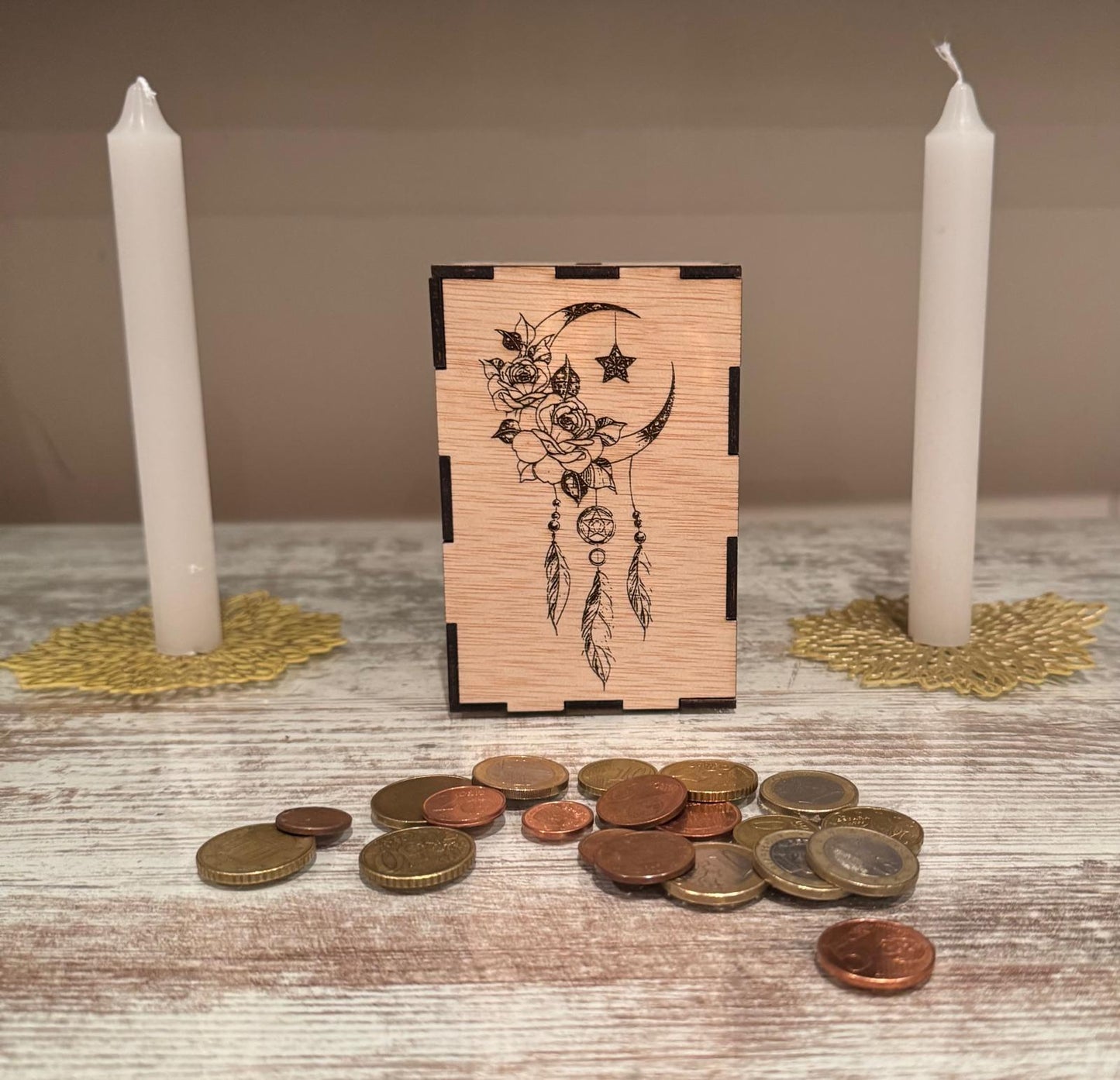 ✨ Hucha Ritual Luna y Atrapasueños – Manifestación Consciente