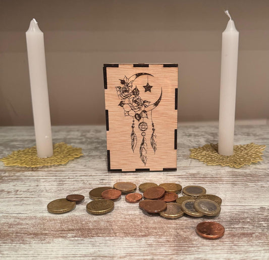 ✨ Hucha Ritual Luna y Atrapasueños – Manifestación Consciente