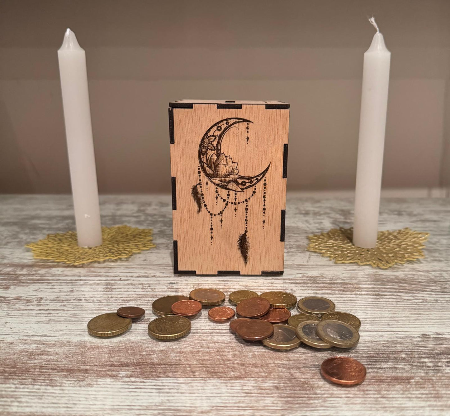 ✨ Hucha Ritual Luna y Atrapasueños – Manifestación Consciente
