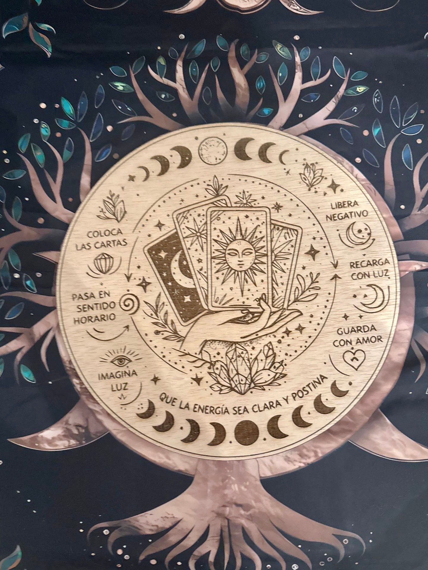 ✨ Herramienta de limpieza energética para cartas de tarot ✨