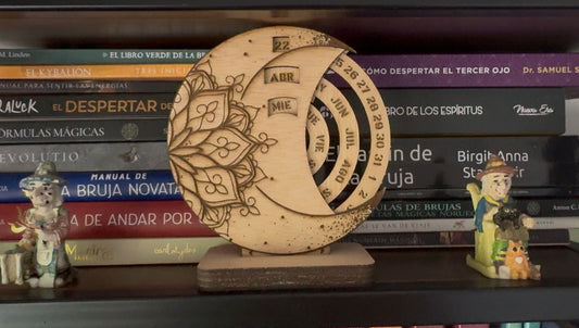 Calendario Perpetuo de Madera – Ritual diario de conexión