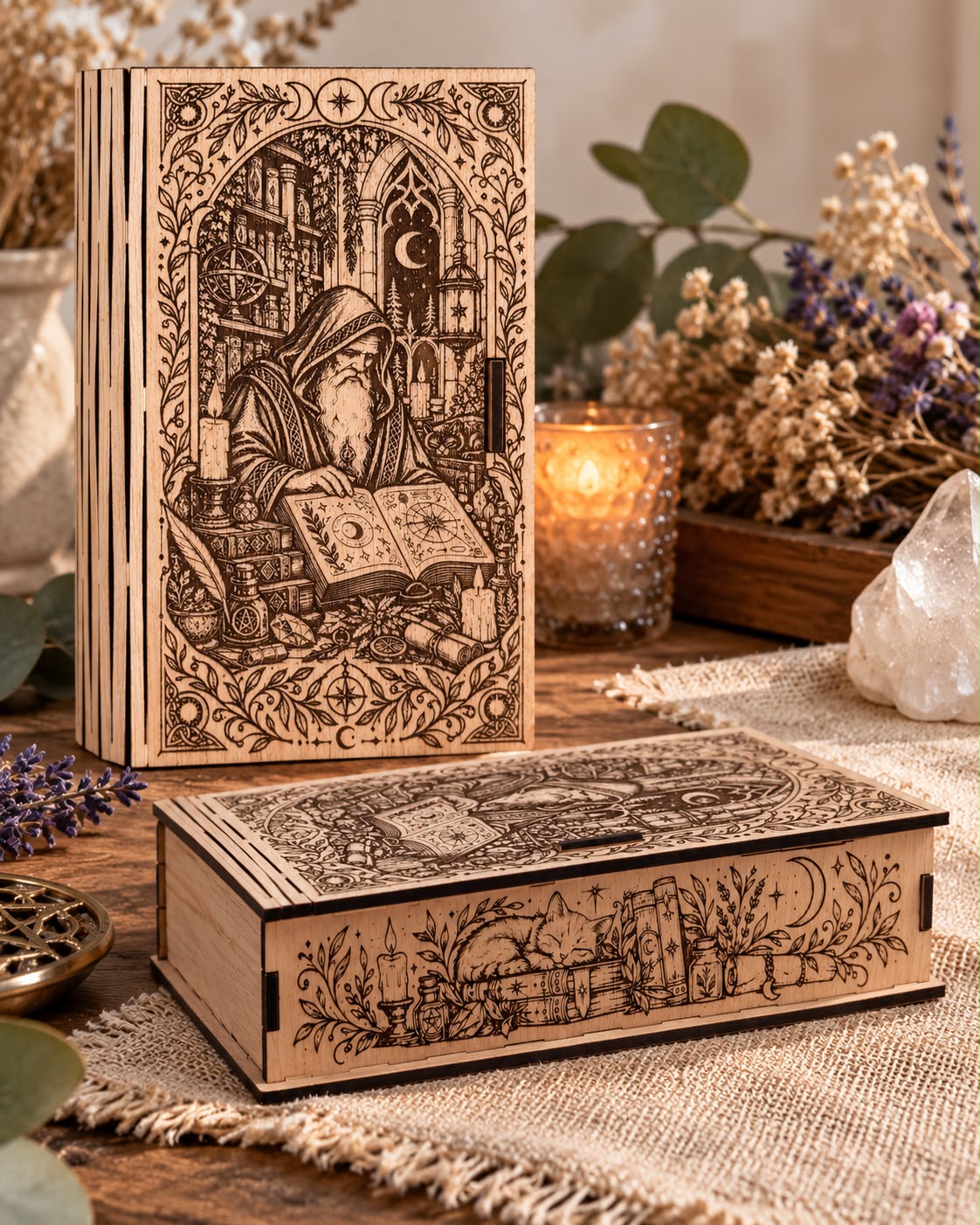 CAJAS-LIBRO MÁGICAS · GRIMORIOS DE LITHA