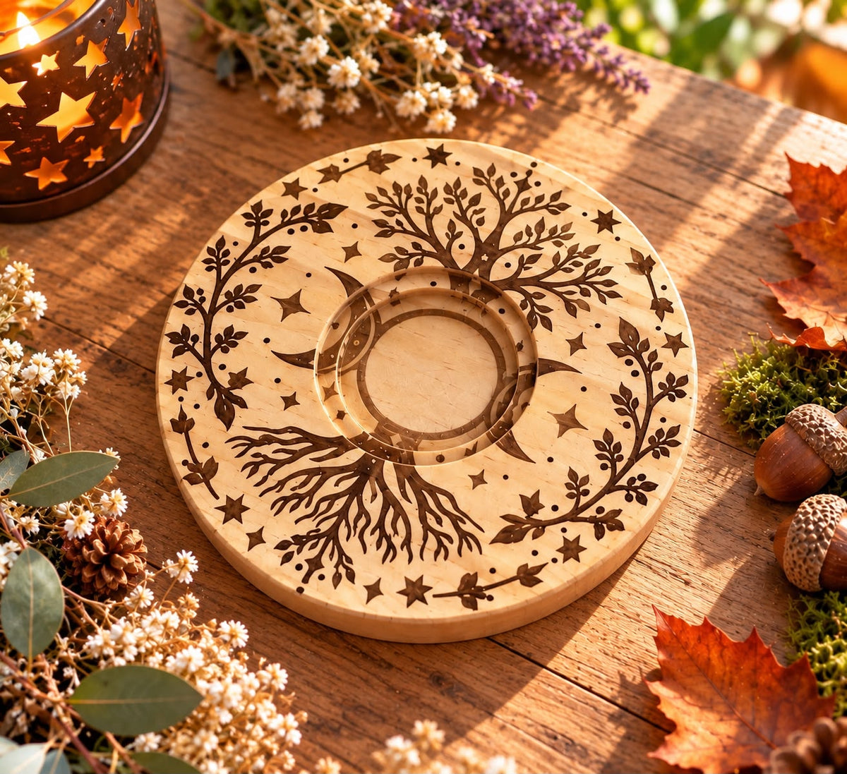 Portavelas de Samhain · Luz y Ciclos