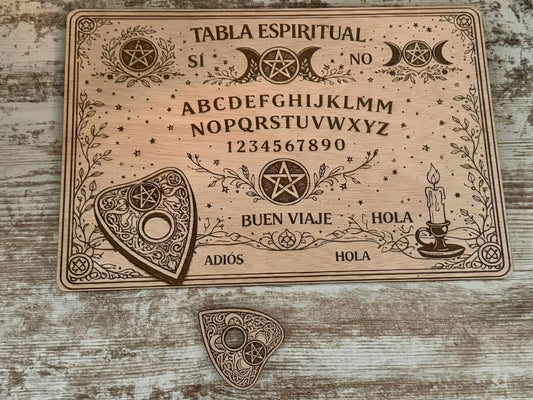 Oráculo espiritual de madera